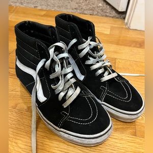 WOMEN'S VANS FILMORE HIGH-TOP SKATE SHOES  BLACK SIZE 7.5